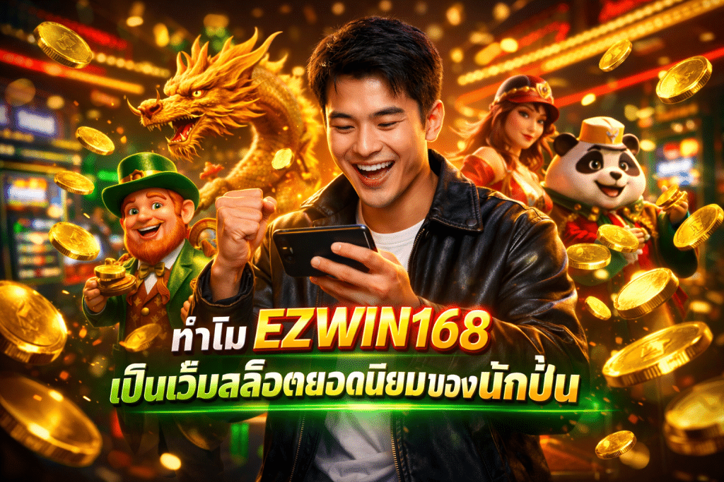 ทำไม EZWIN168 เป็นเว็บสล็อตยอดนิยมของนักปั่น