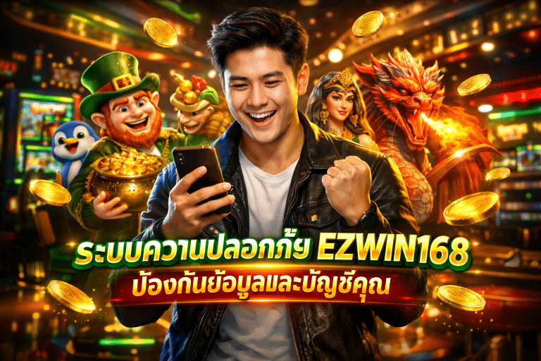 ระบบความปลอดภัย EZWIN168 ป้องกันข้อมูลและบัญชีคุณ